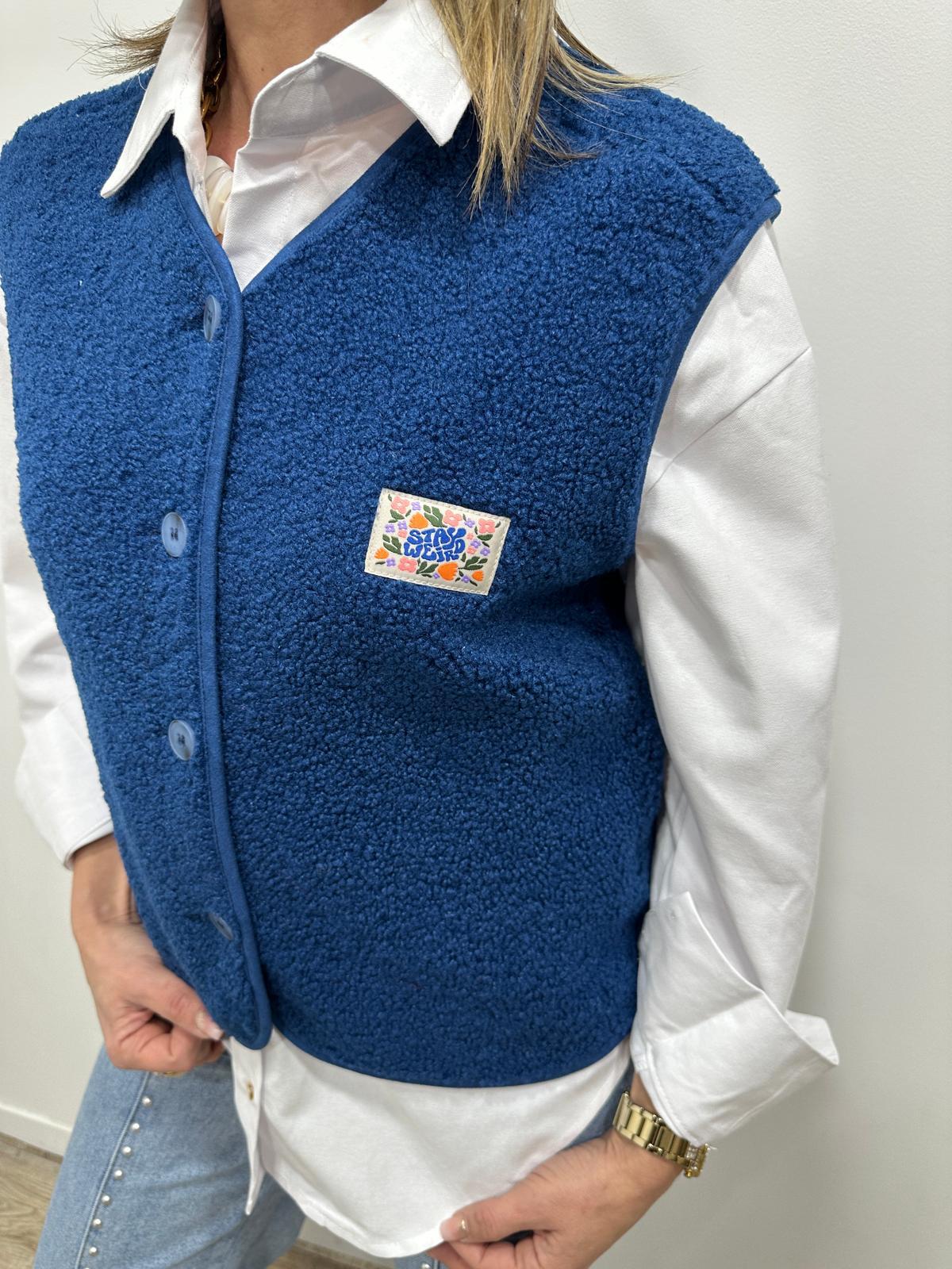 Gilet Sans Manches Mellow Bleu