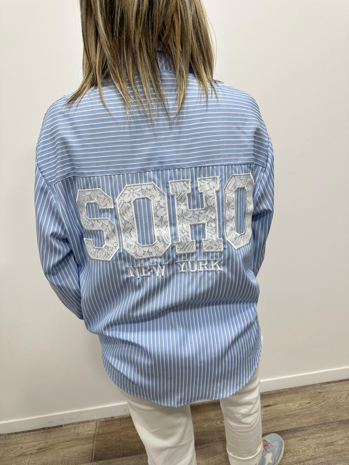 Chemise Soho Dentelle Bleue