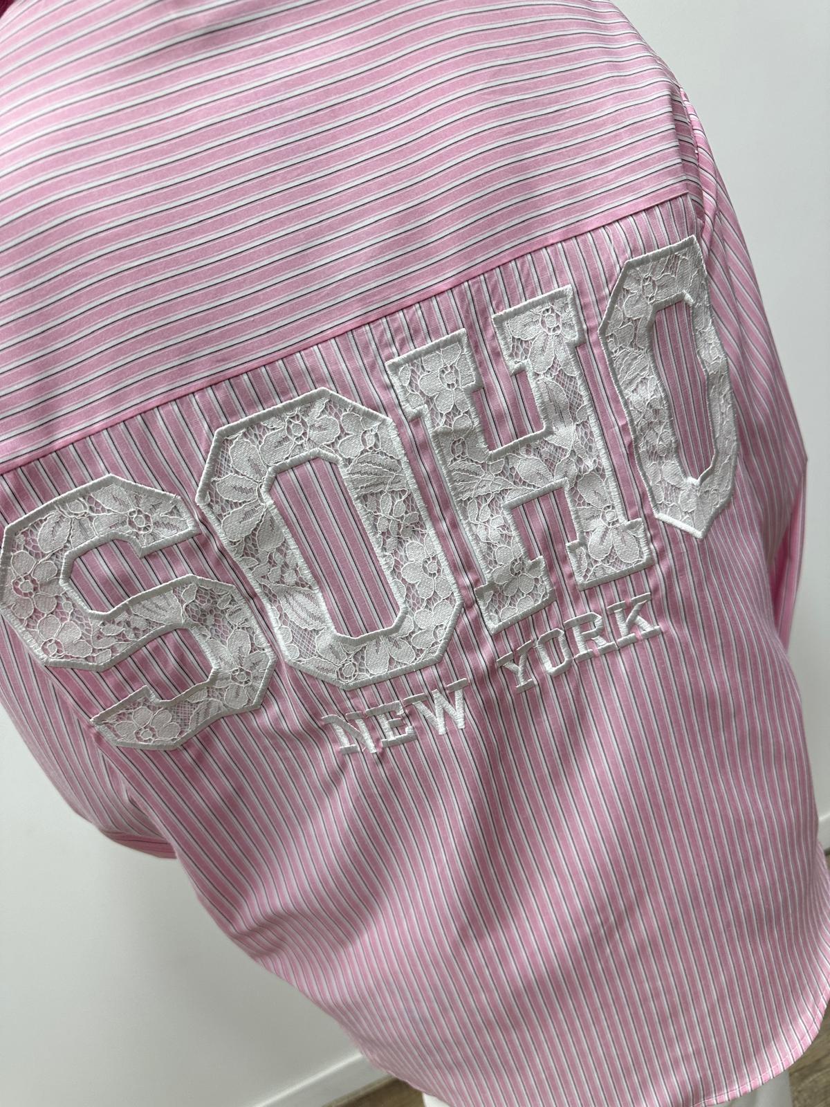Chemise Soho Dentelle Rose