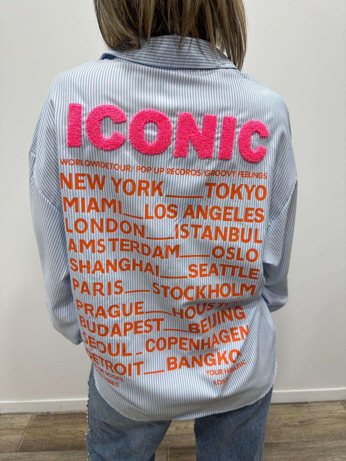 Chemise Iconic Bleue