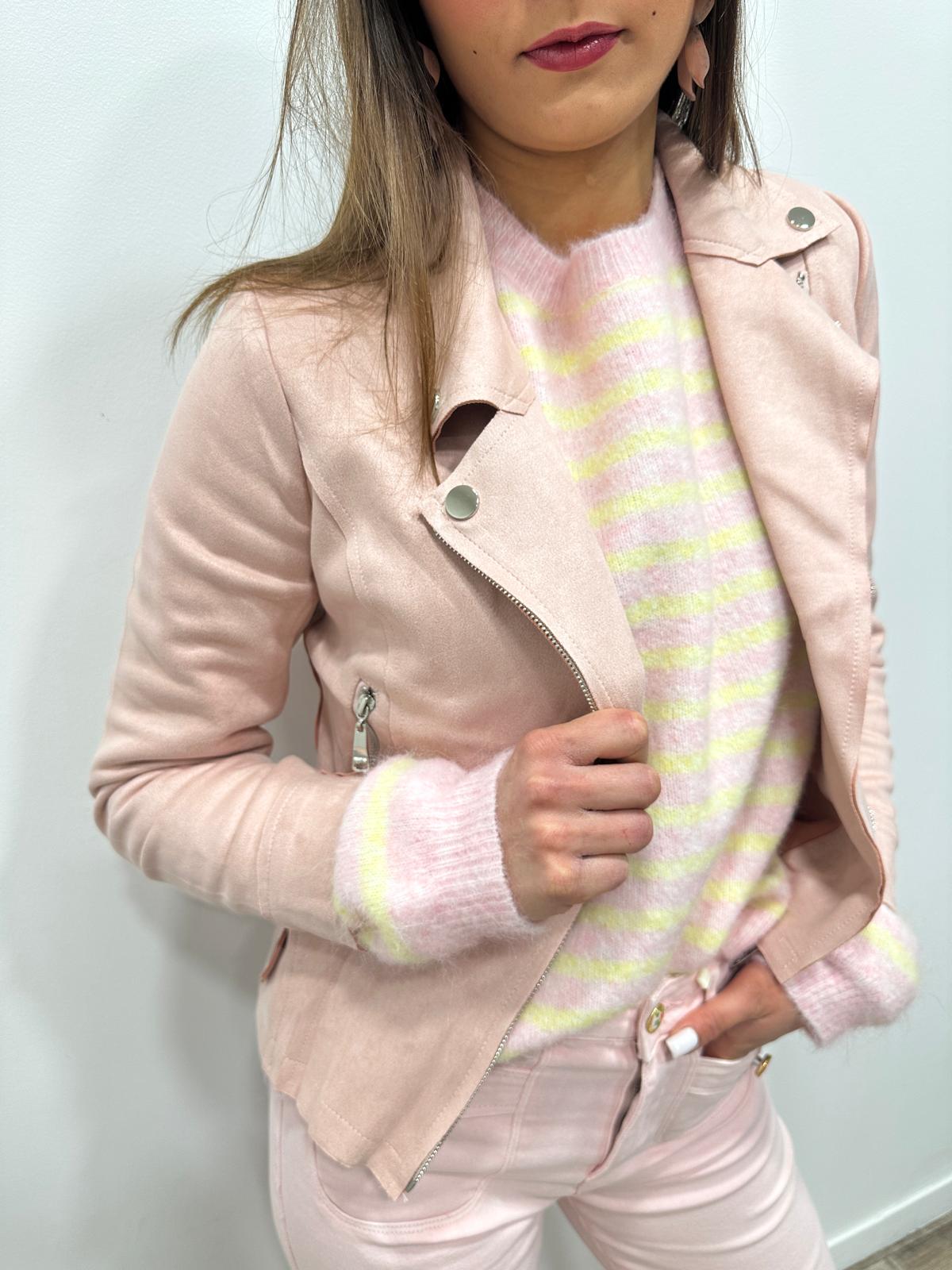 Veste Melis Rose Poudrée