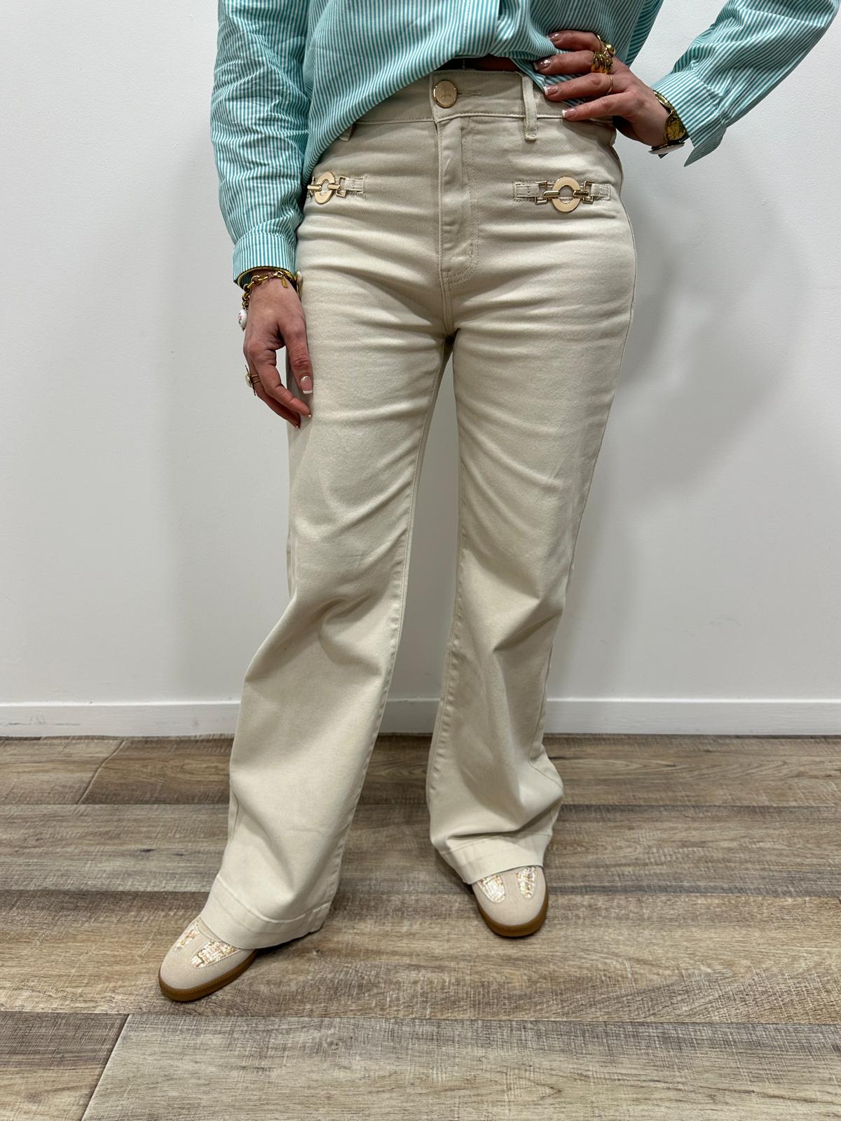 Pantalon Louen Beige
