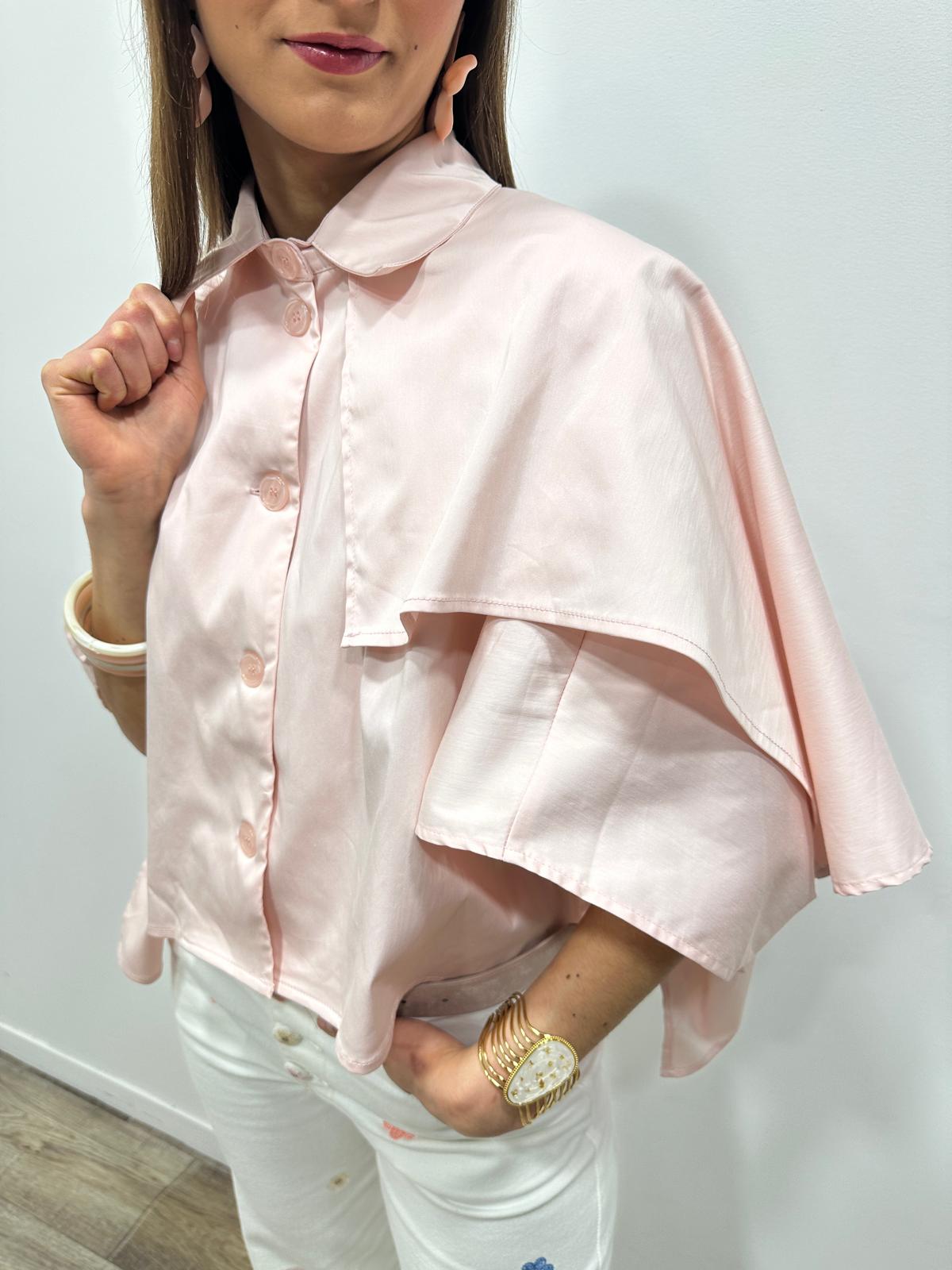 Chemise Cape Lizea Rose