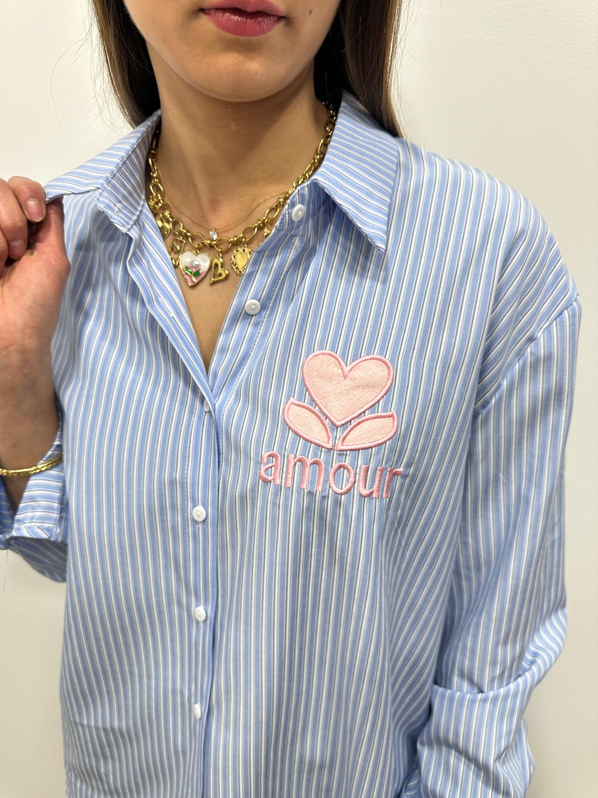 Chemise Amour Bleue