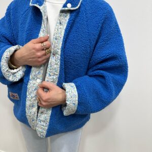 Veste Polaire Réversible Stay Bleue
