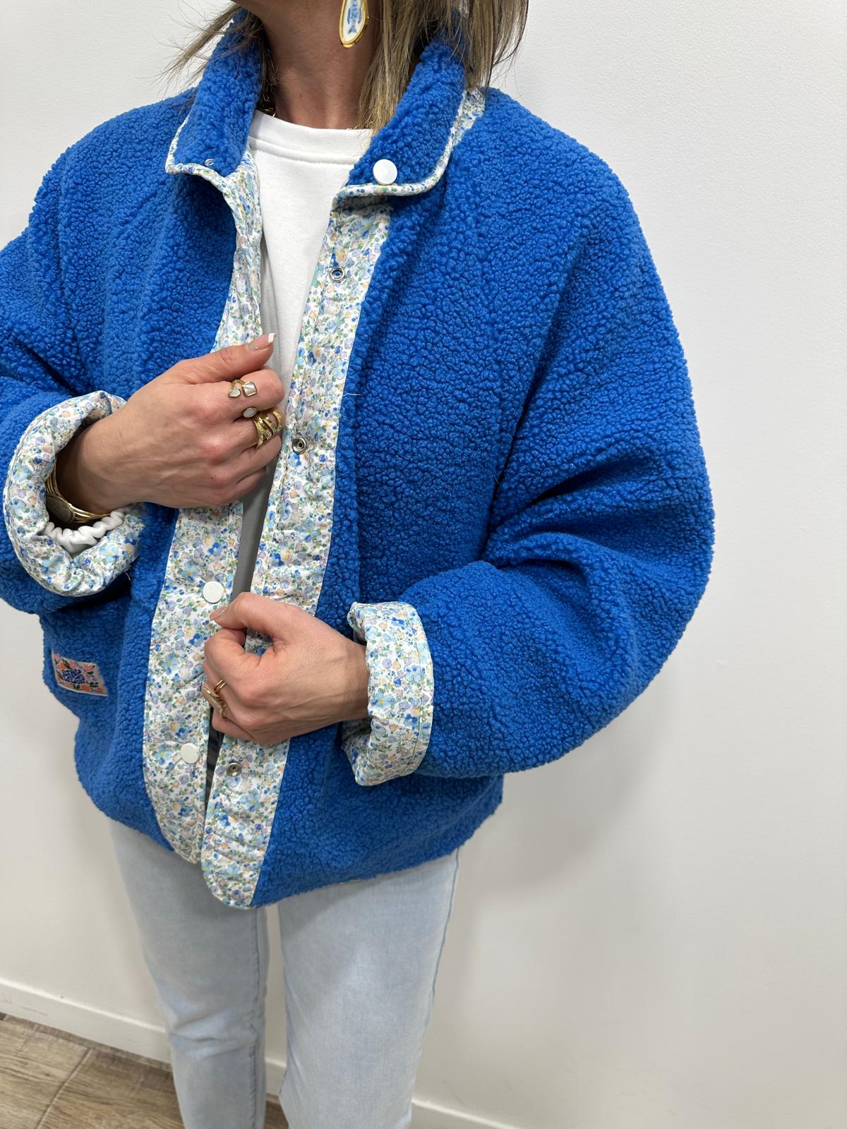 Veste Polaire Réversible Stay Bleue