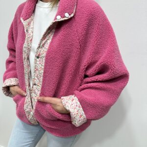 Veste Polaire Réversible Stay Rose