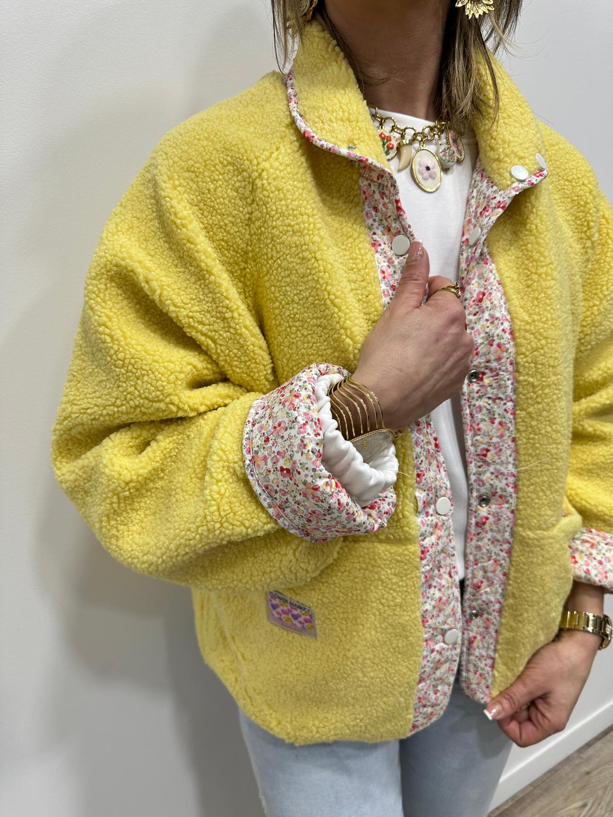 Veste Polaire Réversible Stay Jaune