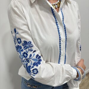 Chemise Tilda Bleue