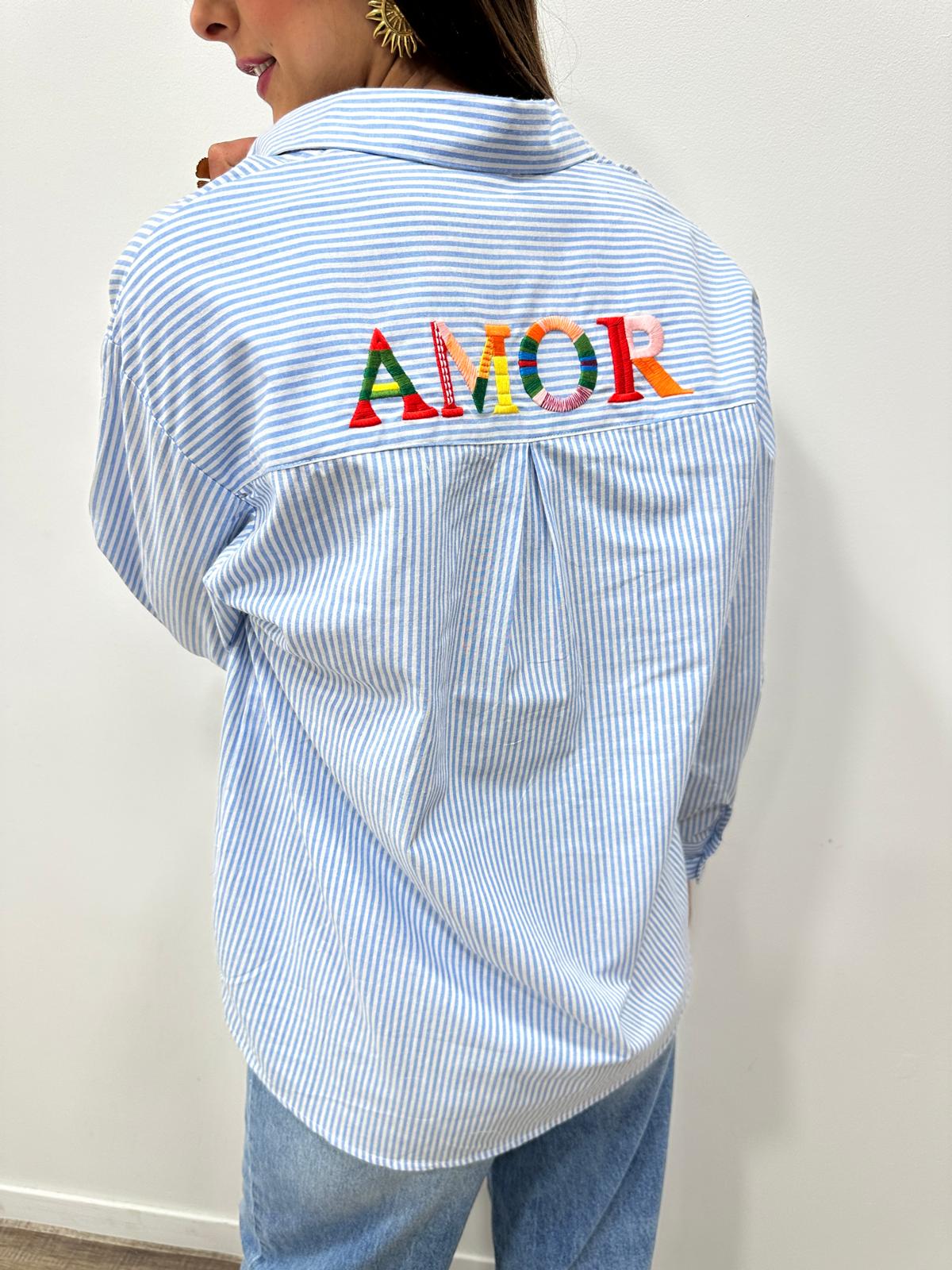 Chemise Amor Bleue