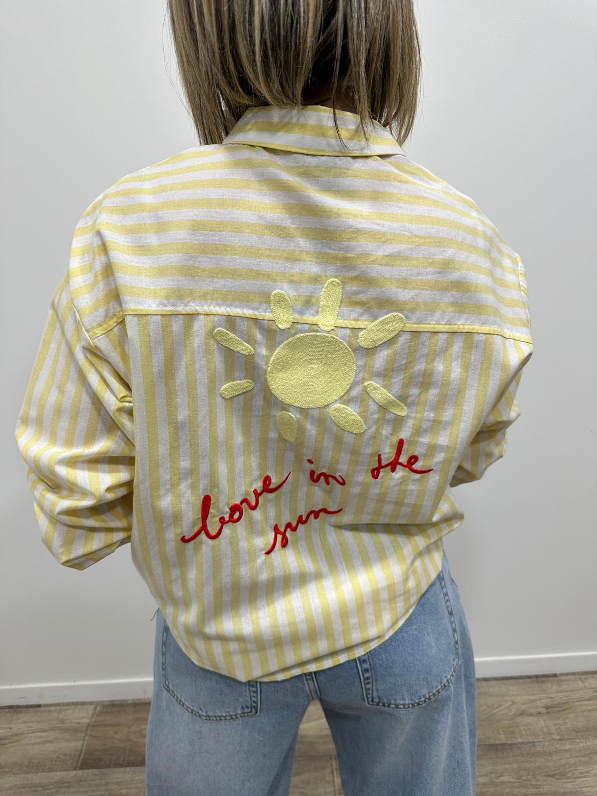‼️ Précommande ‼️ – Chemise Love In The Sun Jaune