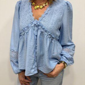 Blouse Diana Bleue