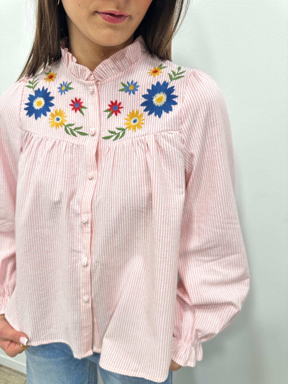 Chemise Erine Rose