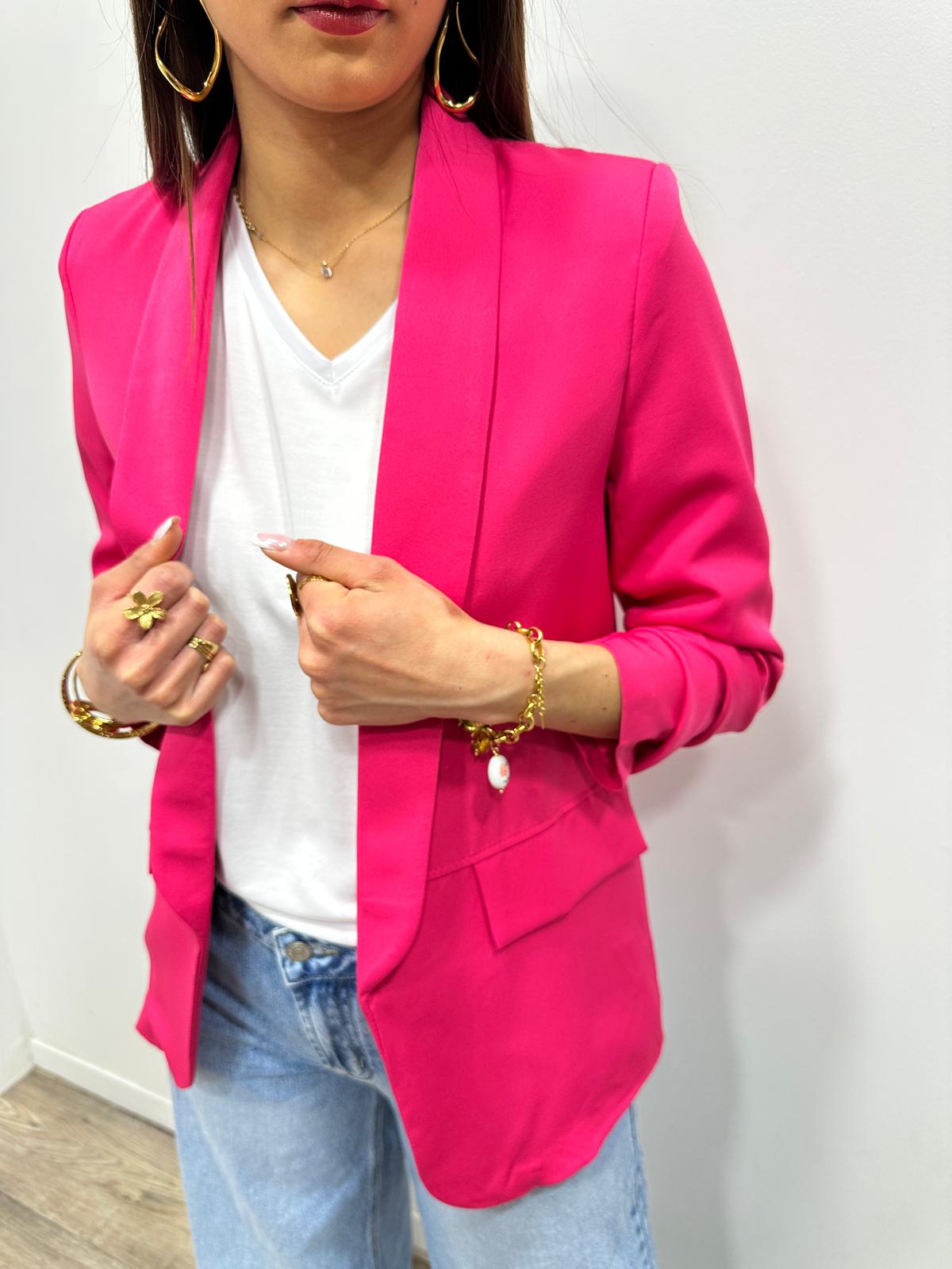 Veste Blazer Maelia Fushcia