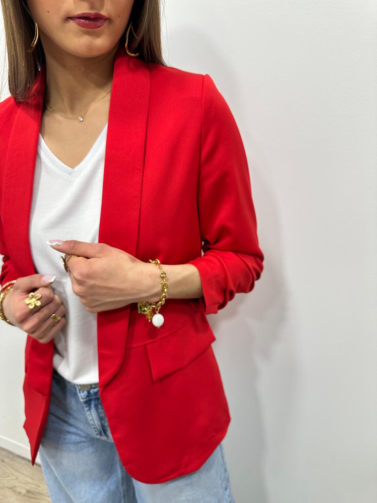 Veste Blazer Maelia Rouge