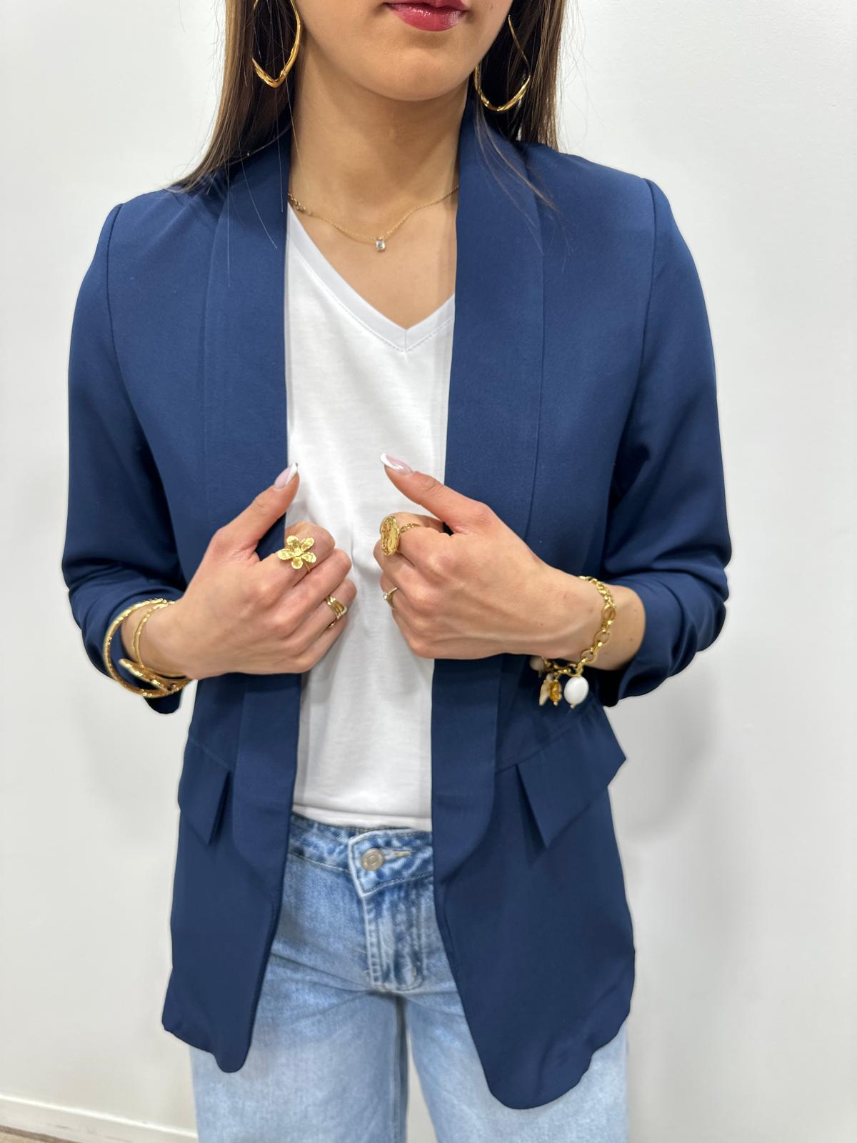 Veste Blazer Maelia Bleu Marine