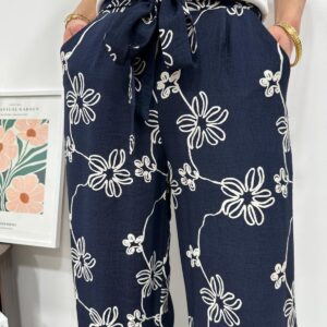 Pantalon Andria Bleu Marine