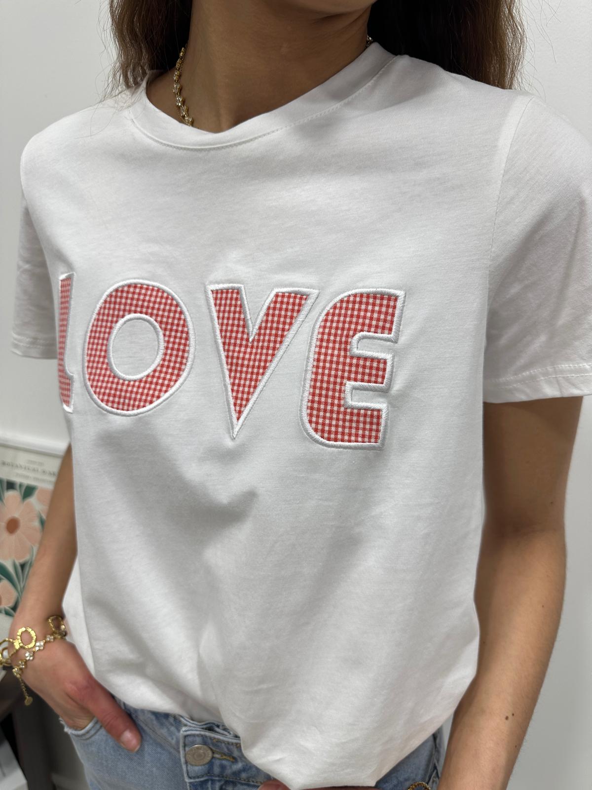 Tee-Shirt Love Rouge
