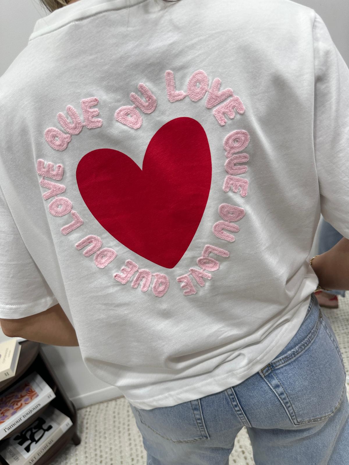 Tee-Shirt Que Du LOve