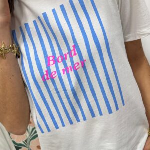 Tee-Shirt Bord de Mer Bleu