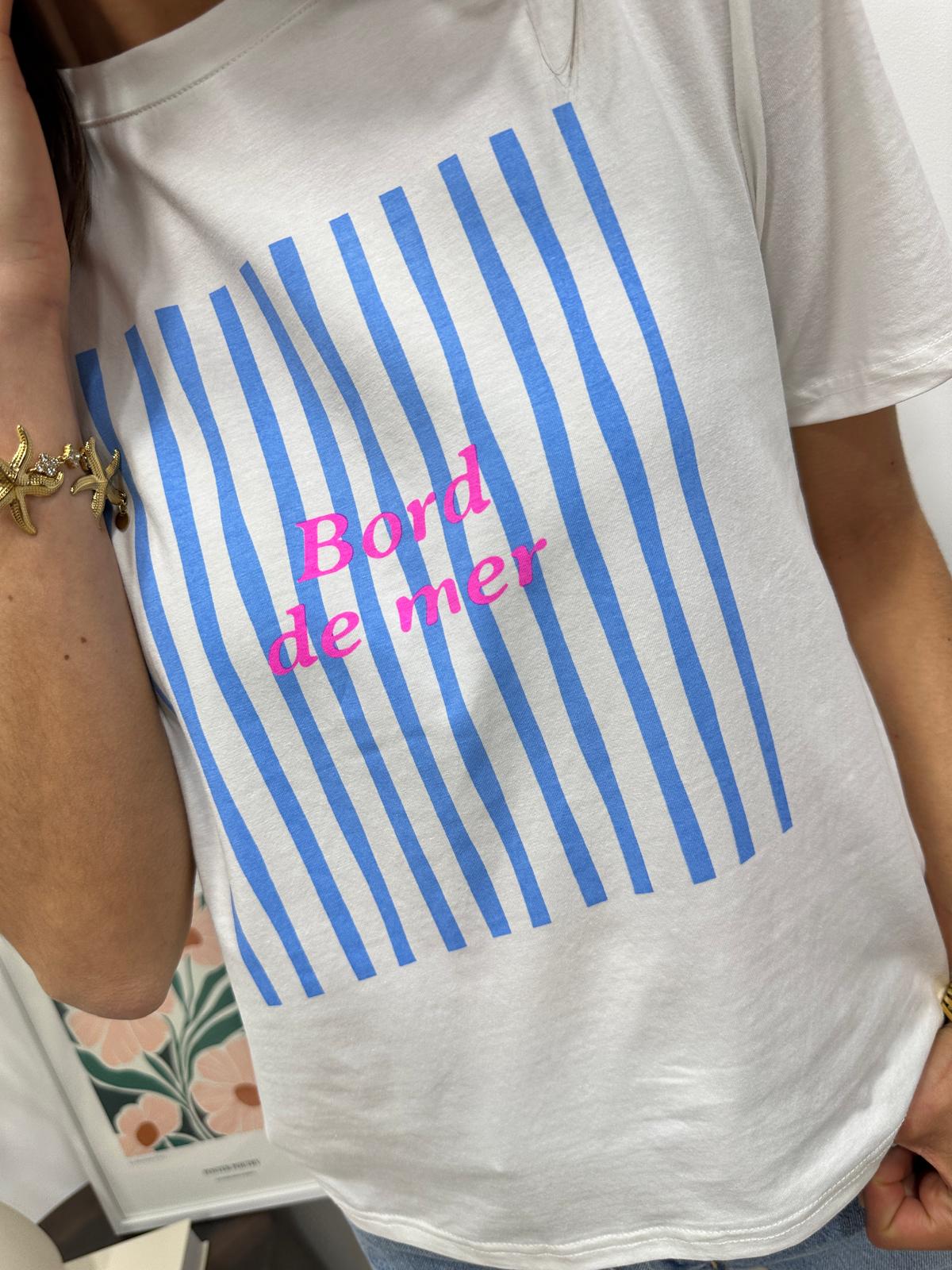 Tee-Shirt Bord de Mer Bleu