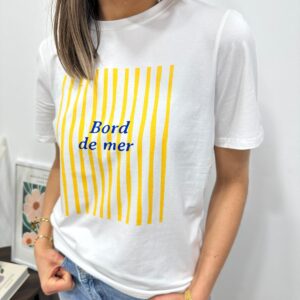 Tee-Shirt Bord de Mer Jaune