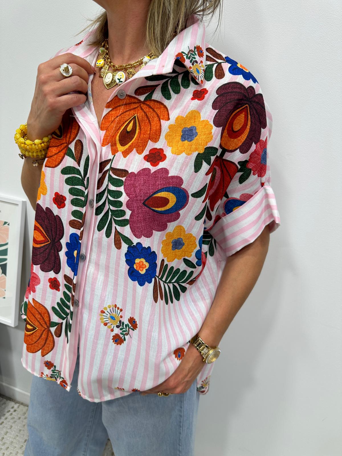 Chemise Armance Fleurs
