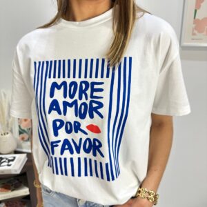 Tee-Shirt More Amore Bleu