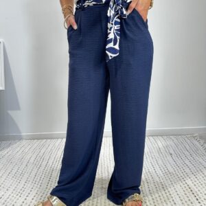 Pantalon Paula Bleu Marine