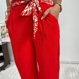 Pantalon Paula Rouge