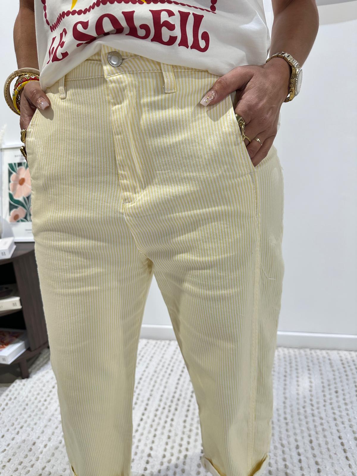 Pantalon Jianne Jaune