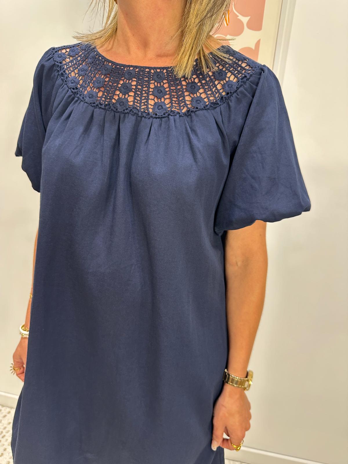 Robe Laude Bleu Marine