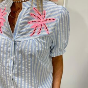 Chemise Sonja Bleue
