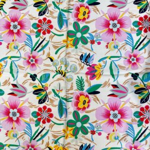 Foulard Carré Fleuri