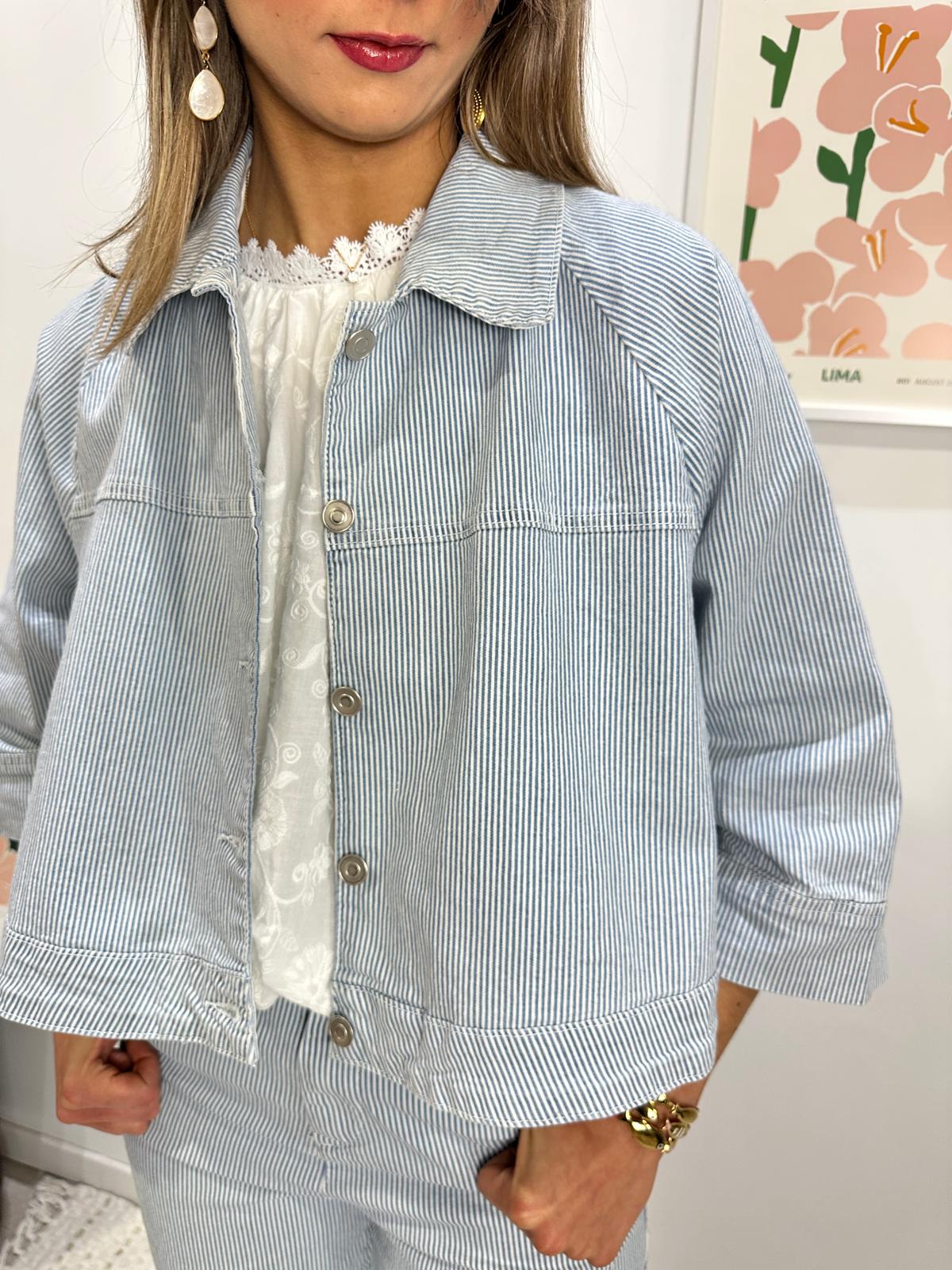Veste Edna Bleue