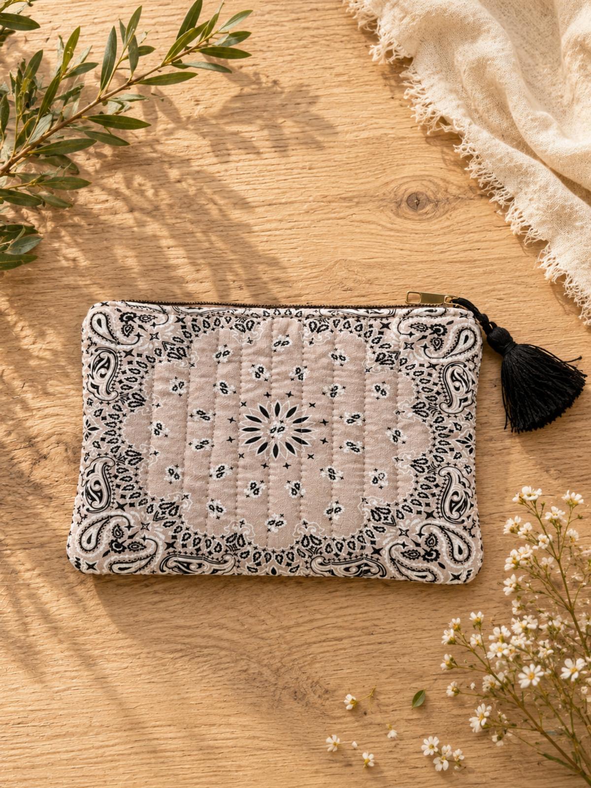 Pochette Bandana Beige