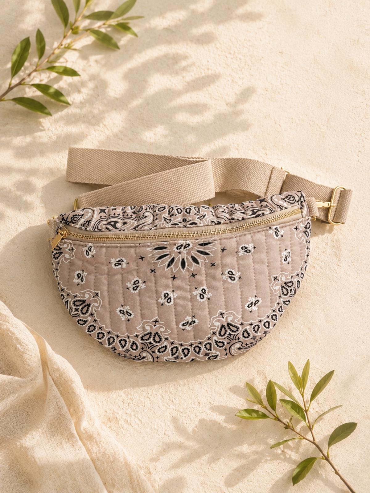 Sac Banane Bandana Beige