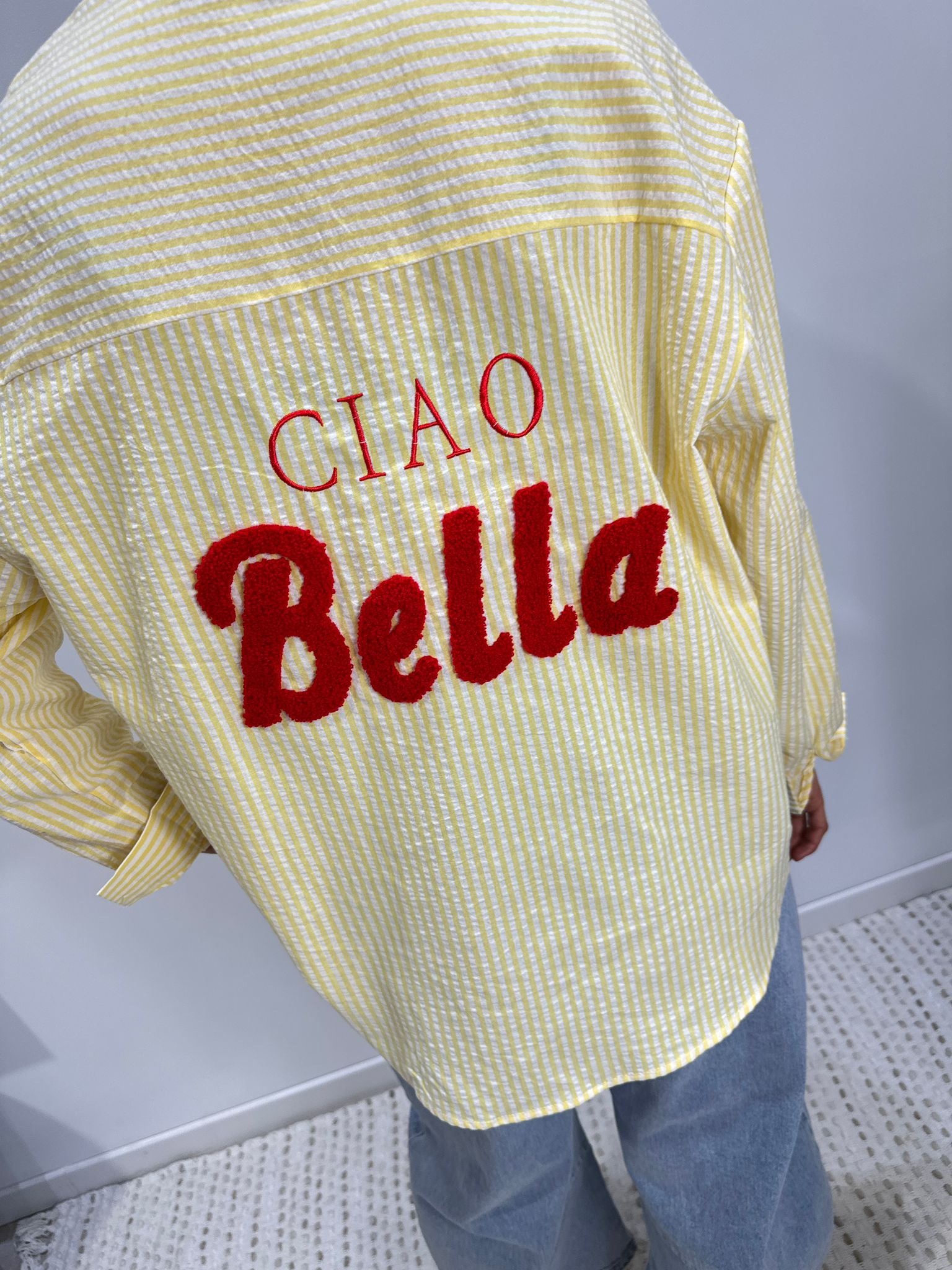 Chemise Ciao Bella Jaune