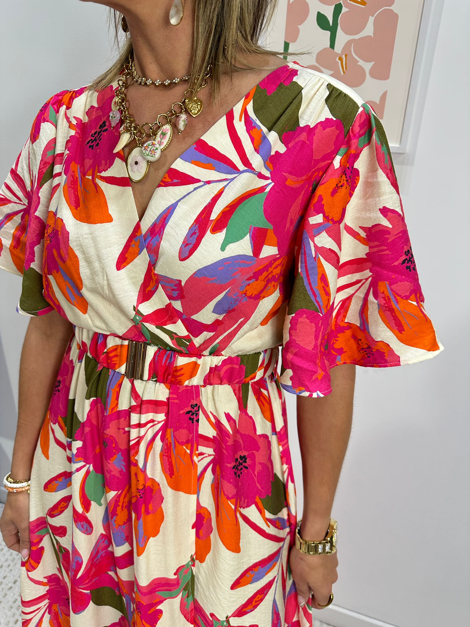 Robe Longue Estelle Ceinture