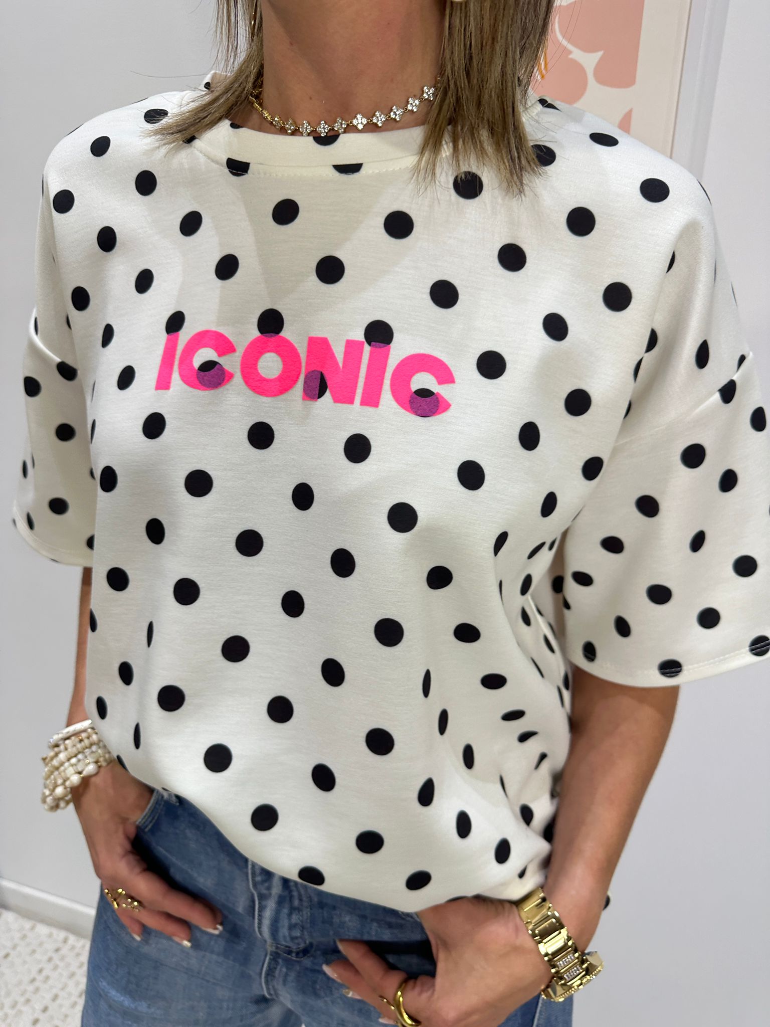 Tee-Shirt à Pois Iconic