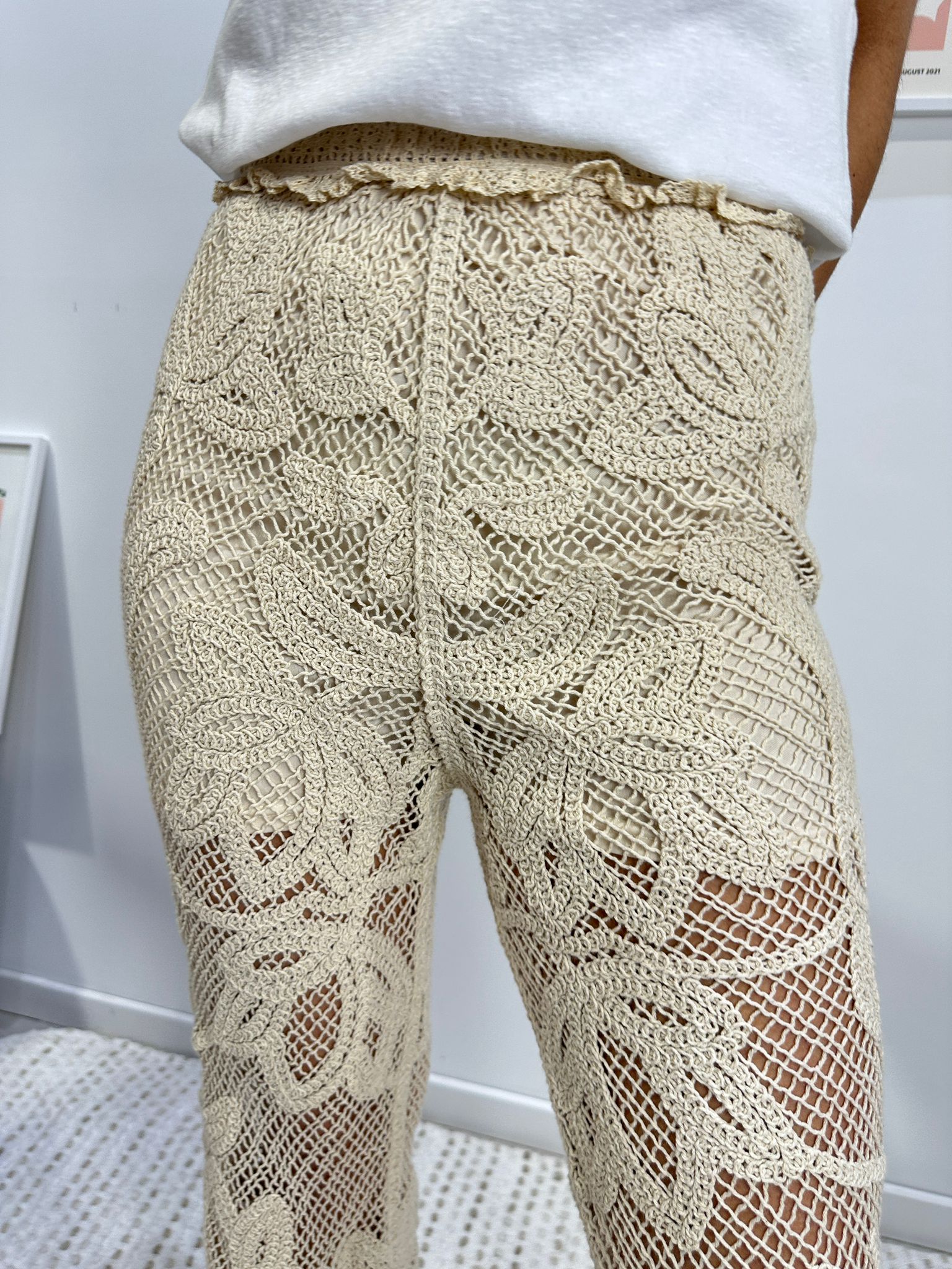 Pantalon Maille Ajouré