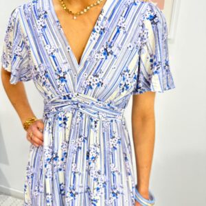 Robe Longue Orina Bleue