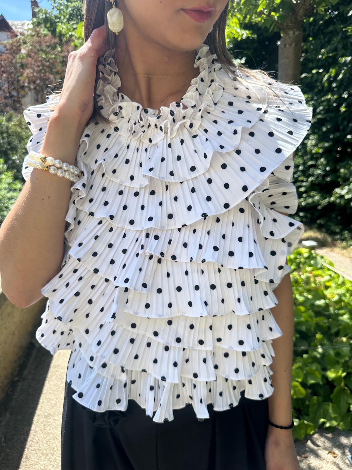 Top Valoe à Pois