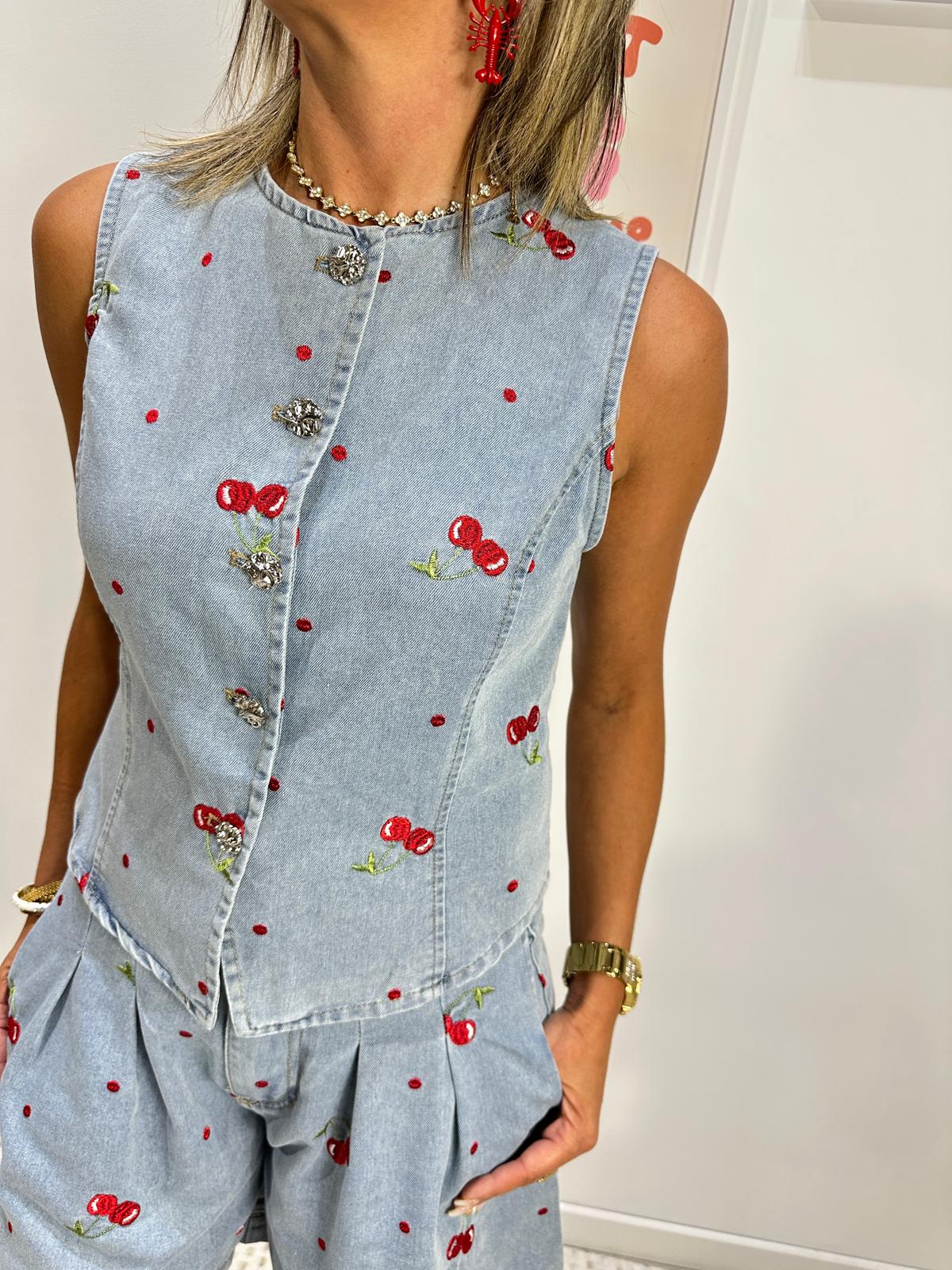 Bolero Jean Cerises