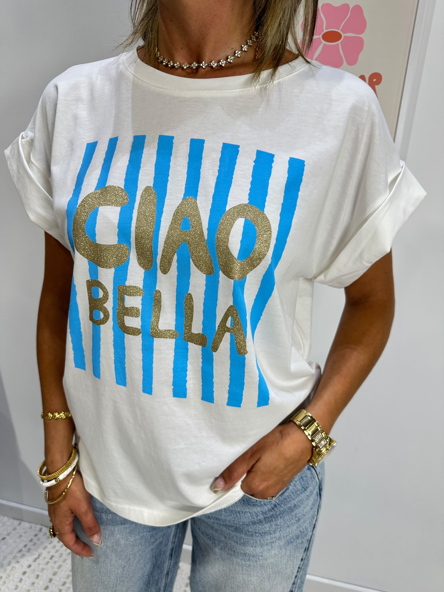 Tee-Shirt Ciao Bella Brillant