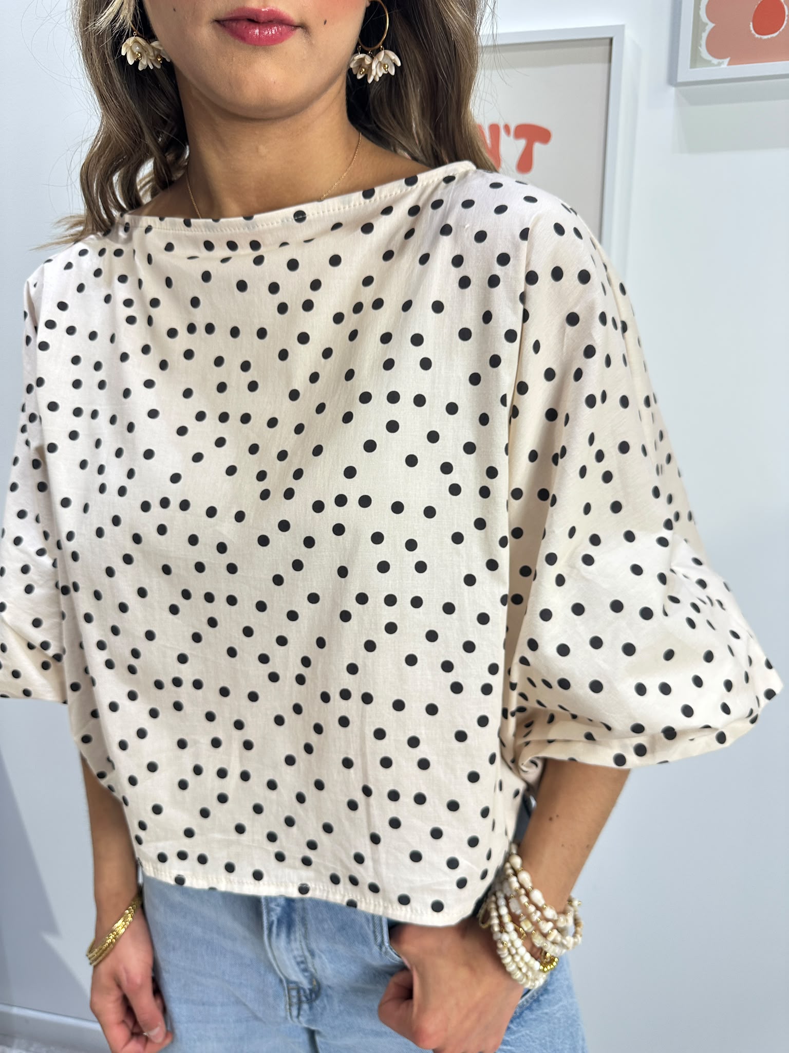 Blouse Daphne à Pois