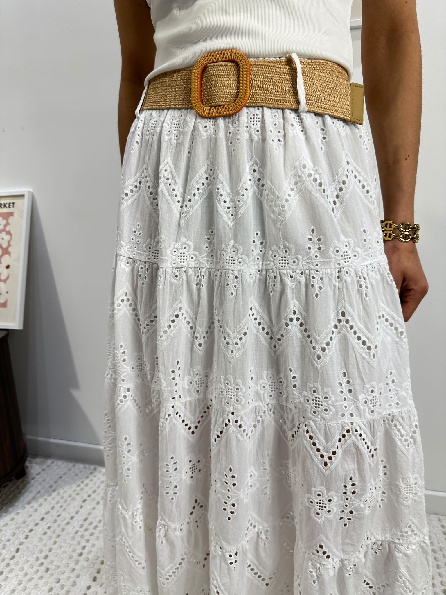 Jupe Broderie Anglaise