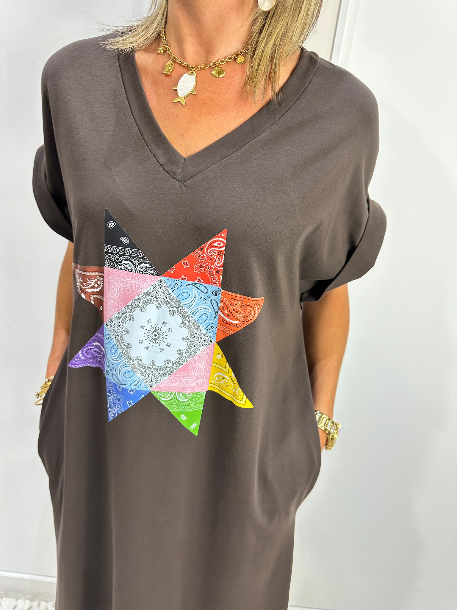 Robe Tee-Shirt Etoile La Dolce Vita