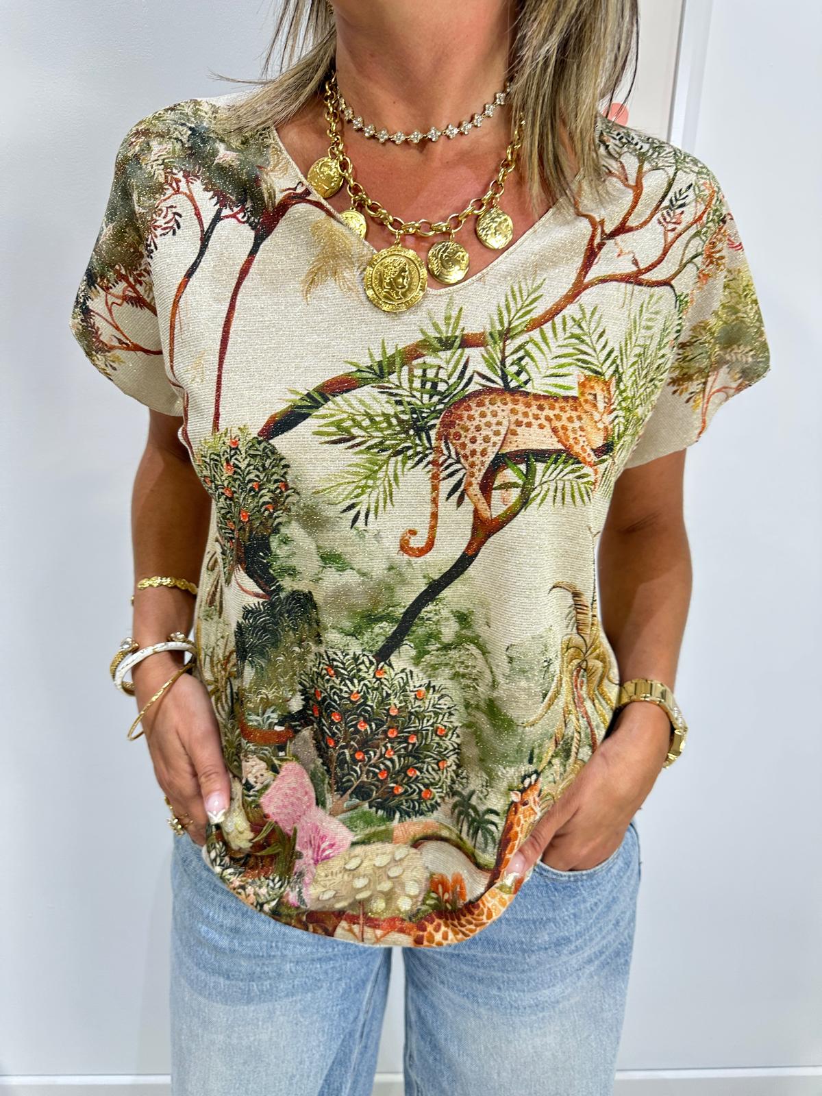 Top Lurex Imprimés