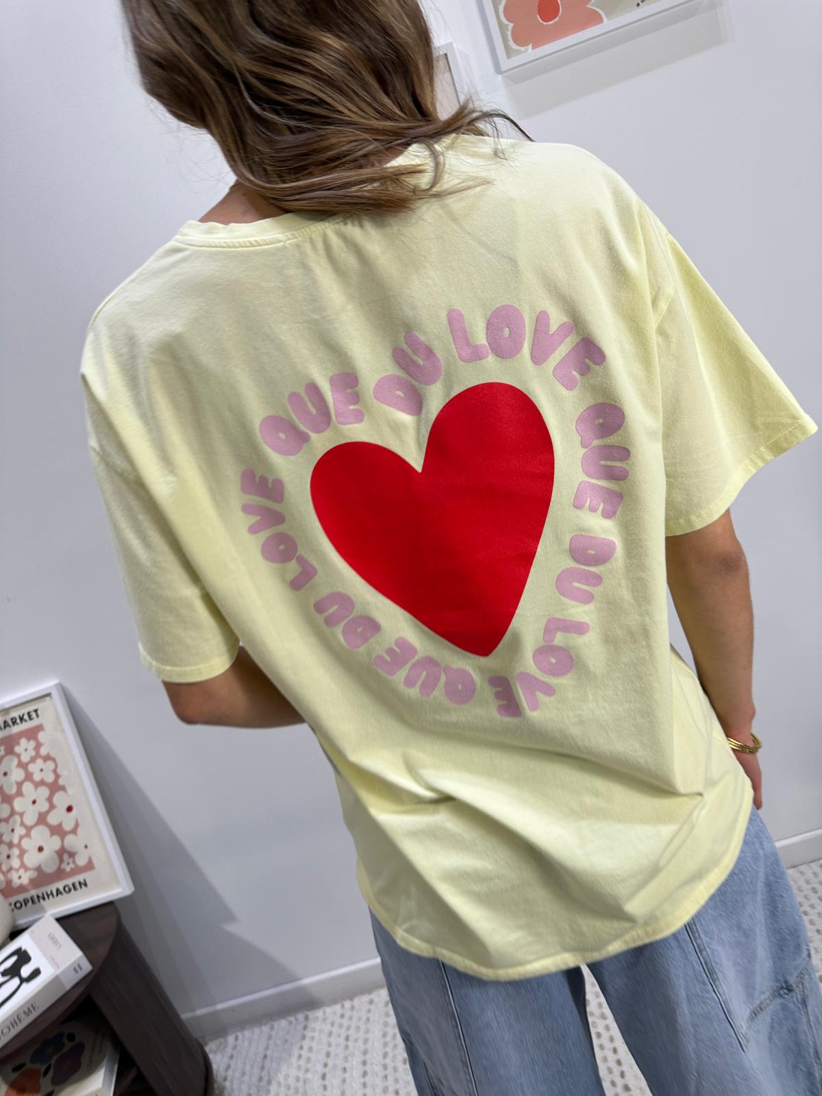 Tee-Shirt Que Du Love